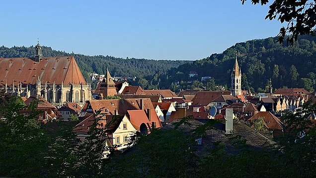 Blick auf Schwäbisch Gmünd